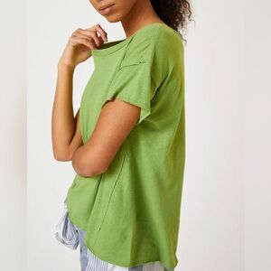 Anthropologie Pilcro linen & cotton Swing Tee SMALL
